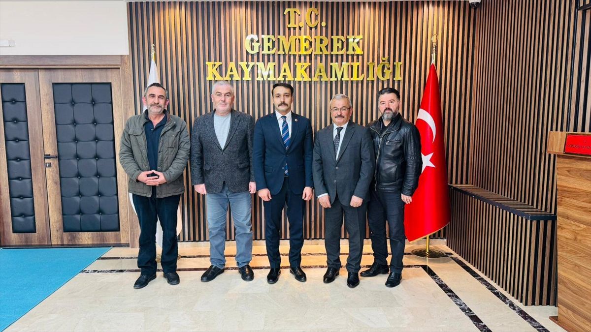 Gemerek’te TİSAV ve MHP Heyetinden Kaymakam ve Emniyet Müdürüne Ziyaretler