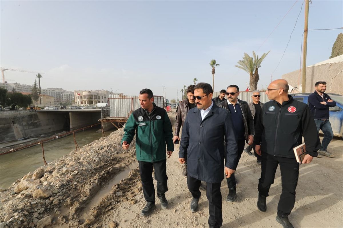 Hatay Antakya Asi Nehri'nde Taşkın Önleme ve Çevre Düzenleme Çalışmaları Hızla İlerliyor