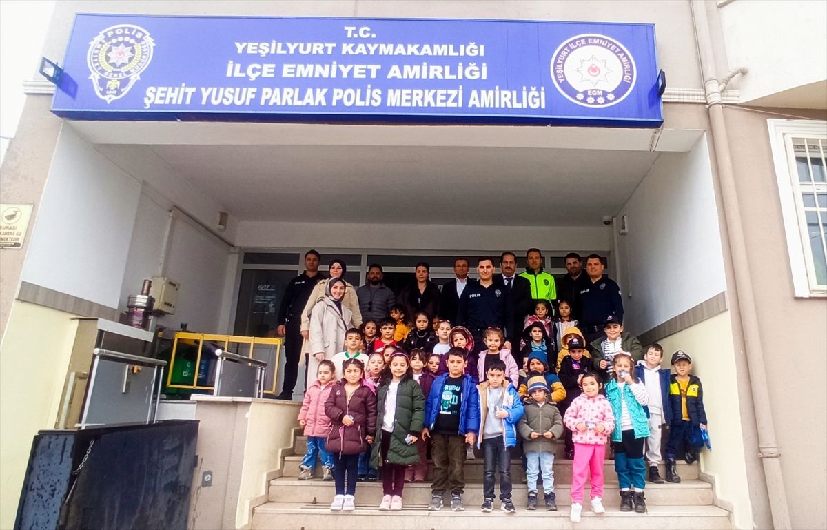 Tokat Yeşilyurt Anaokulu Öğrencilerinden Anlamlı Polis Haftası Ziyareti