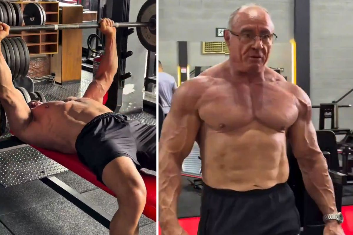 72 Yaşındaki Adam Her Gün Spor Salonunda Azmiyle Gündem Oldu: Yaşına Meydan Okuyor