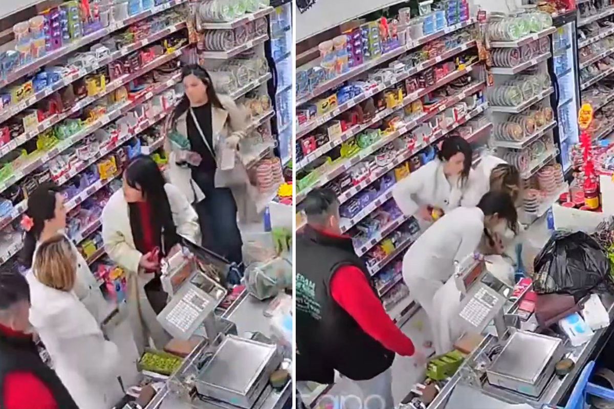 Afyonkarahisar’da Markette Şok Saldırı: Yanlış Kişiye Yönelik Darbeye Güvenlik Kameraları Tanıklık Etti