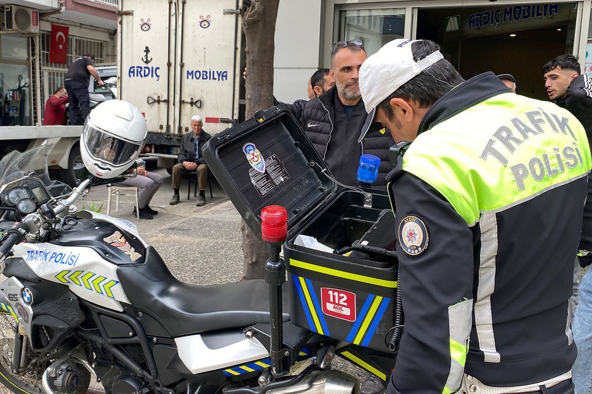 Aydın’da Polisten Kaçan Plakasız Motosiklet Sürücüsüne 500 Bin TL Ceza