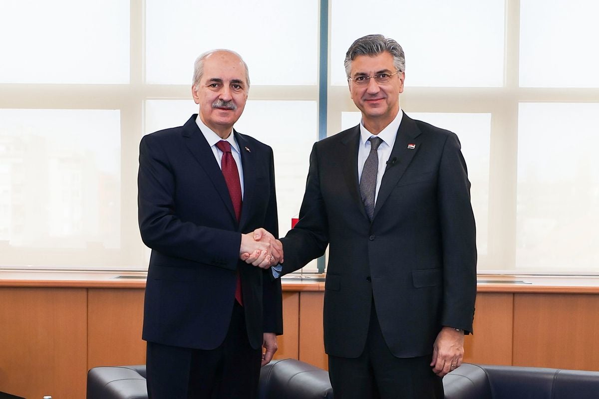 TBMM Başkanı Numan Kurtulmuş, Hırvatistan Başbakanı Plenkovic ile Stratejik İş Birliğini Güçlendirdi