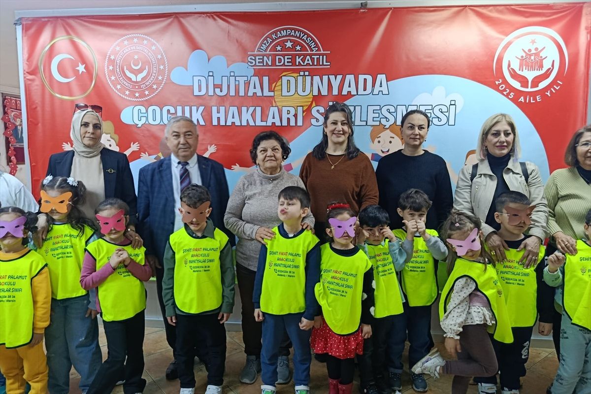 Mersin'de Yaşlılar ve Çocuklar Bir Araya Gelerek Anlamlı Bir Etkinlikte Buluştu