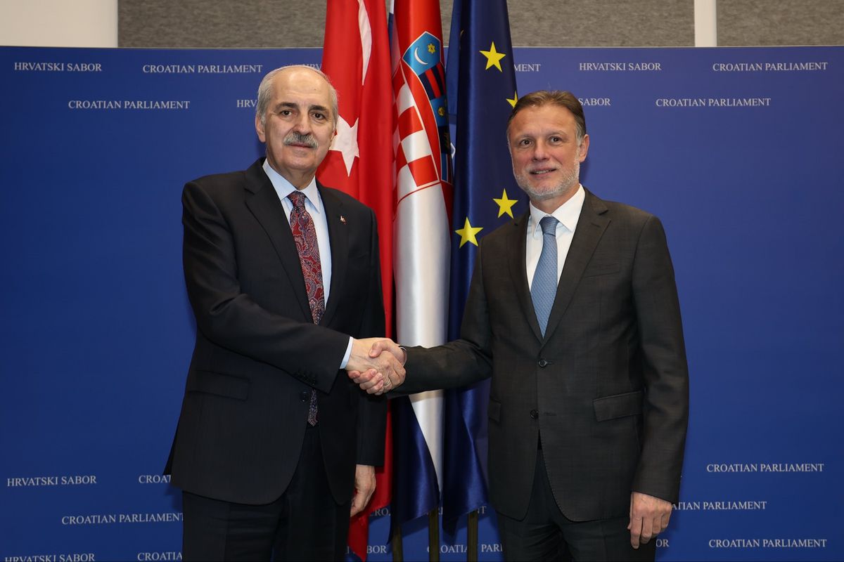 TBMM Başkanı Kurtulmuş, Üç Deniz Girişimi Parlamenter Zirvesi İçin Hırvatistan’da Kritik Görüşme Yaptı