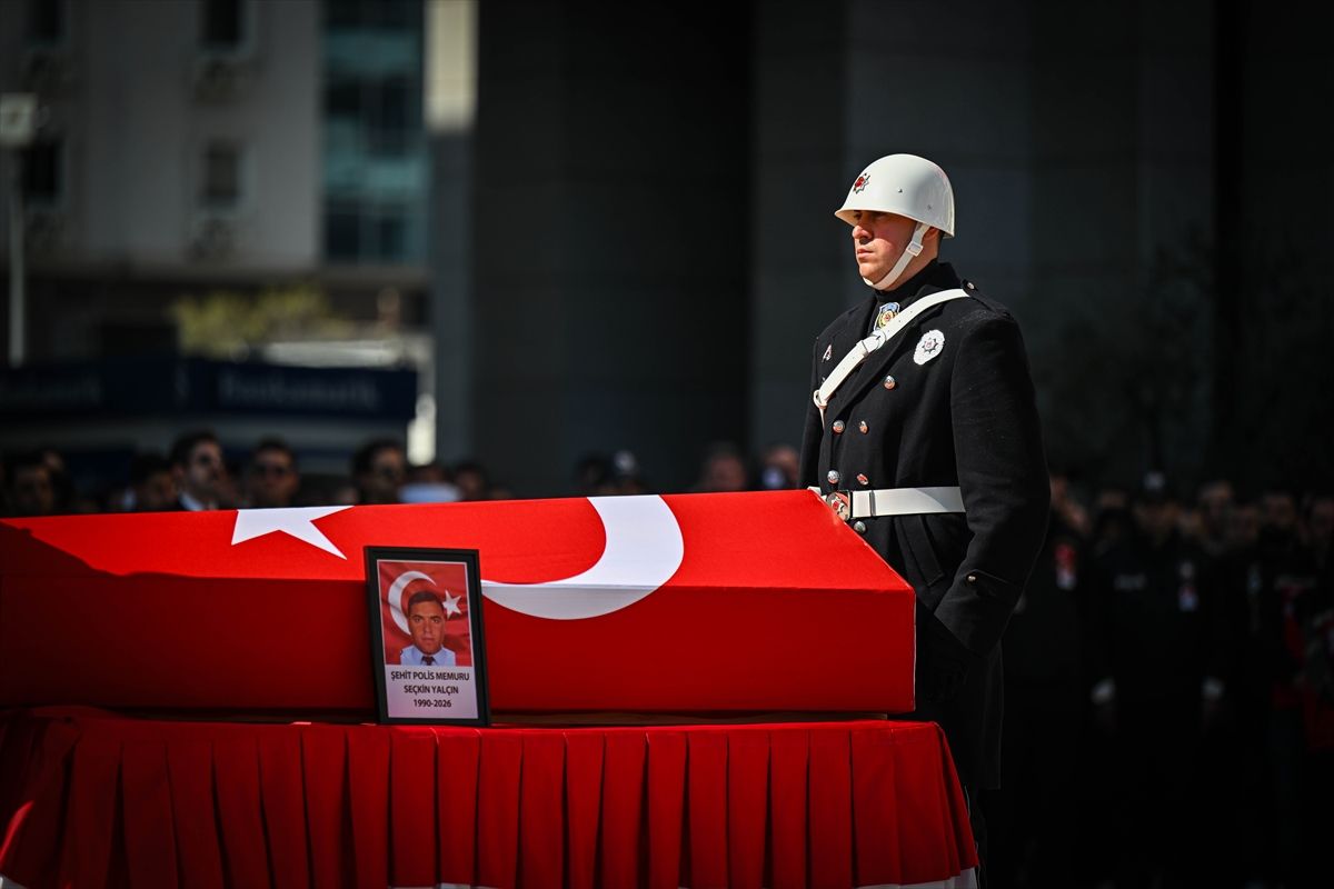 Kuzey Marmara Otoyolu Kazasında Şehit Olan Polis Memuru Seçkin Yalçın İçin Tören Düzenlendi